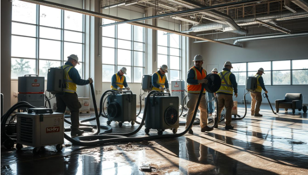 Restored business property in Arizona after complete water damage repair and structural restoration services.